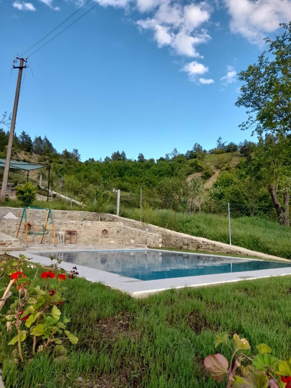 Villa Stone House Kelcyre Exterior foto